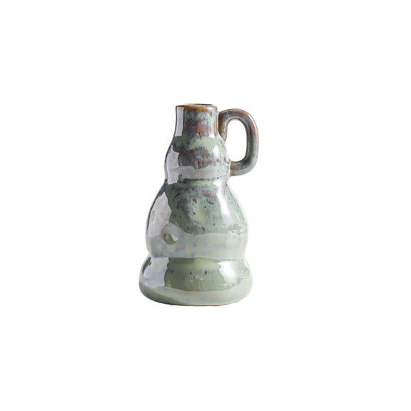 Gourd Shape Ceramic Vase Arrangement Living Room Flower Arrangement Furniture Decoration Small Flower Arrangement