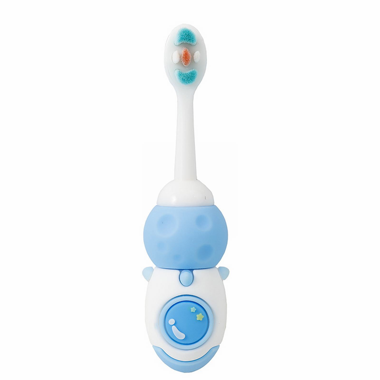 Gourd Shape Manual Silicone Kids Toothbrush Soft Care Cleaning Brush