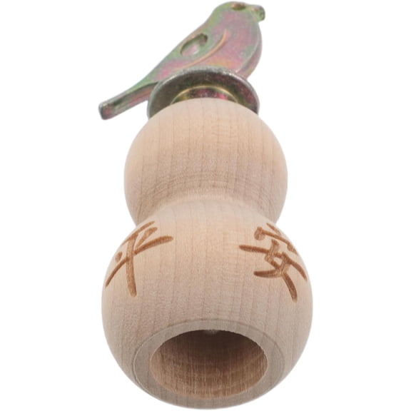 Gourd Shaped Bird Whistle Wooden Hand Twist Call for Bird Watching and Nature