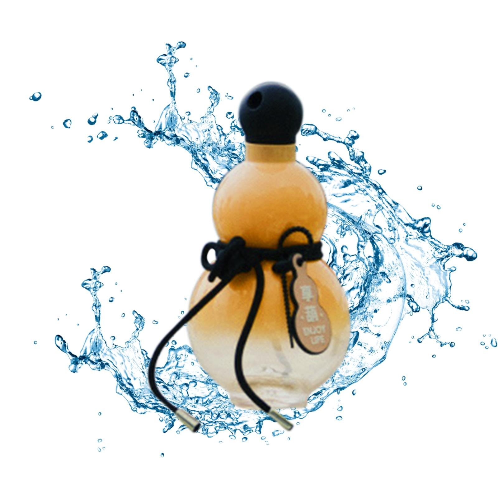 Natural Gourd Water Bottle With Roped Cap – 300ml/500ml Leakproof Travel & Sports Bottle - View #3