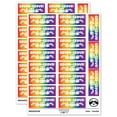 thumbnail image 1 of Gourd-eous Gorgeous Teacher Student School Sticker Set - Rainbow - Matte Finish - 2.00" Large, 1 of 7
