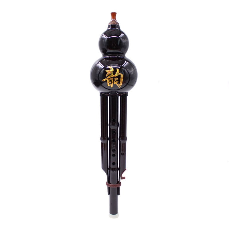 Gourd flute, Hulusi flute, bamboo wind instrument Chinese traditional bottle gourd silk in Chinese style for students, beginners stage show