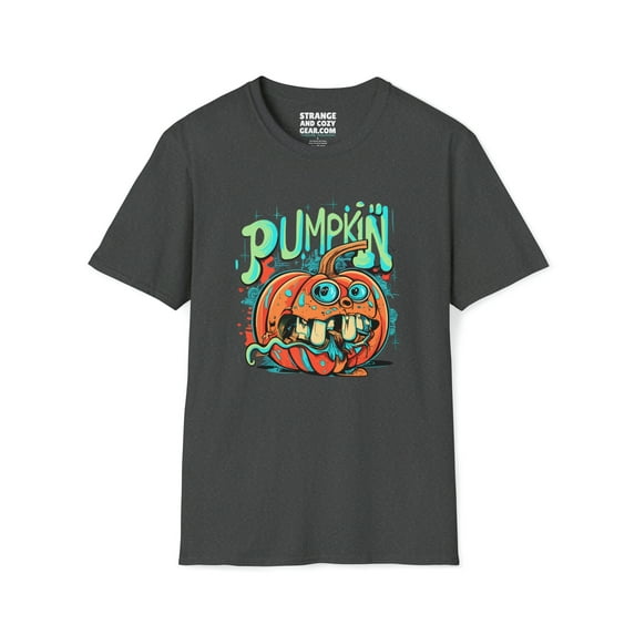 Gourd-geous Halloween Pumpkin Graphic Tee by Strange and Cozy Gear