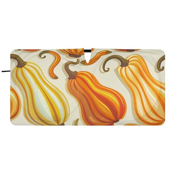 Gourds Car Windshield Sun Shade Foldable Front Window Shades Cover Sun Visor Shield Block