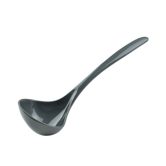 Gourmac 7.5-Inch Long Melamine Mini Ladle, Great for Serving Sauces and Gravies - Gray