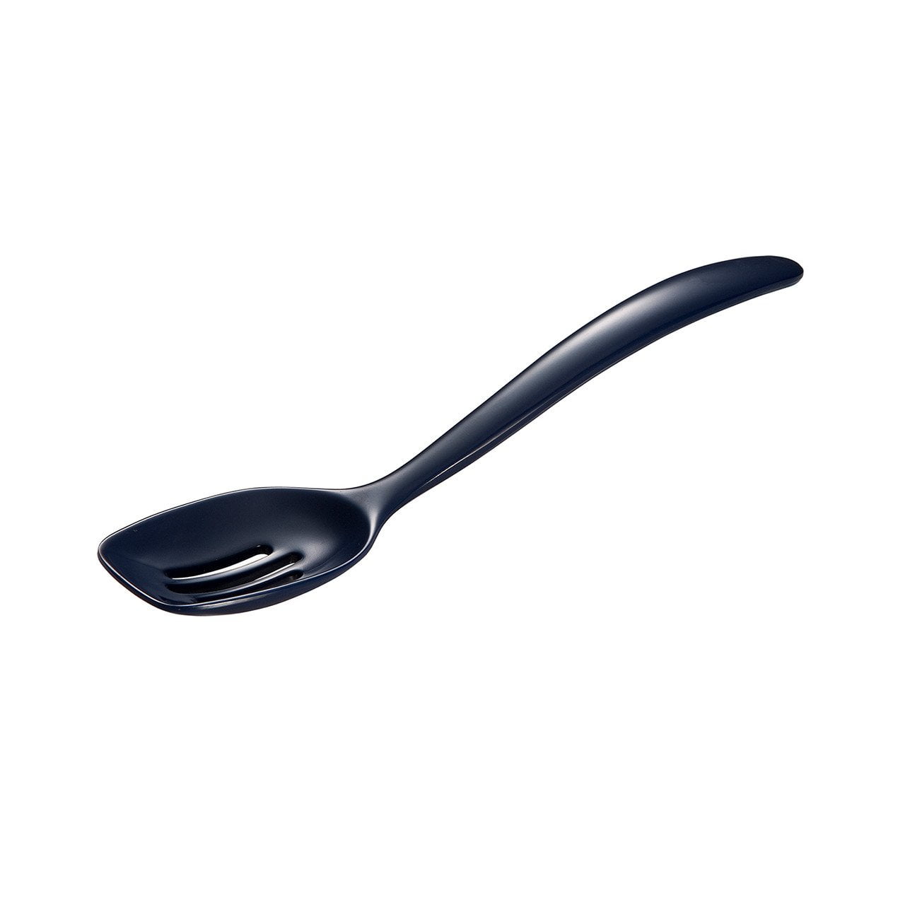 Gourmac Mini Black Melamine Slotted Spoon – 7.5” Long, Heat-Resistant, Dishwasher Safe 1 thumbnail image