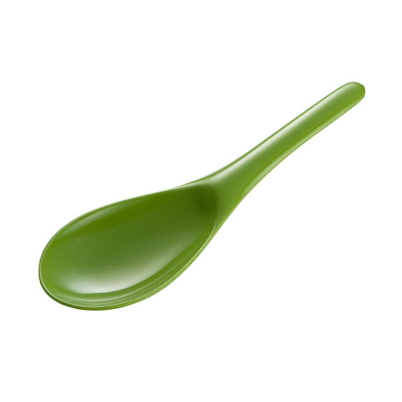 Gourmac 8-Inch Melamine Rice and Wok Spoon, Green