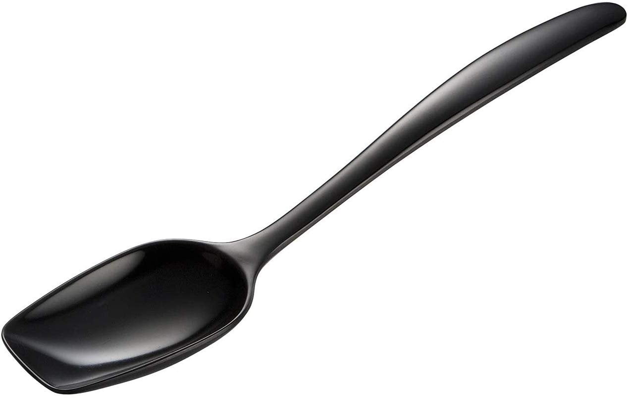 Kunststoff Löffel Gourmac Black Melamine 8-3/8 Rice Spoon Rice Becher Kunststoff Löffel Gourmac Black Melamine 8-3/8 Rice Spoon Rice Becher