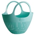 thumbnail image 1 of Hutzler Garden Colander Bag with Carrying Handle, Collect Carry & Clean Your Fresh Picked Fruit and Vegetables, Eggshell Blue, 1 of 2
