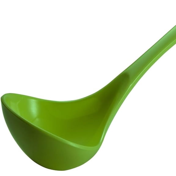 Gourmac 11.25-Inch Melamine Soup Ladle, Green