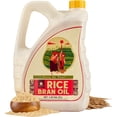 thumbnail image 1 of Gourmanity Rice Bran Oil, Bulk 1.32 Gallon Easy Pour Bottle, Heart Healthy Oil Made From 100% Pure Rice Bran, Perfect for Cooking, Frying & Skincare, Non GMO, Halal, Kosher (169 fl oz/1.32 gal), 1 of 9