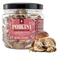 thumbnail image 1 of Gourmanity Dried Porcini Mushrooms, Extra Grade European, Gourmet Umami Flavor, 3 oz, 1 of 8