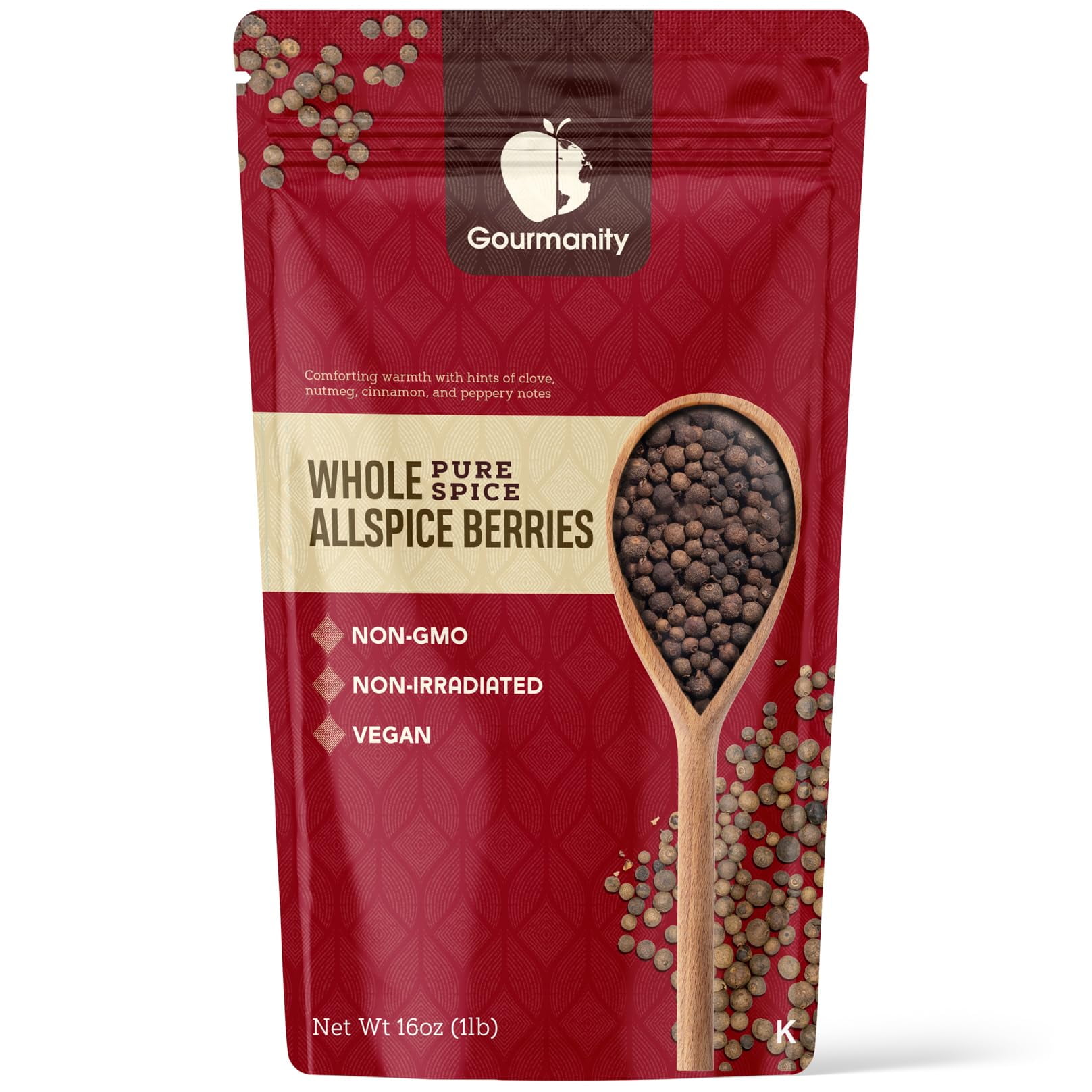 Gourmanity Allspice 1lb Handpicked AIF4 Whole Allspice Berries