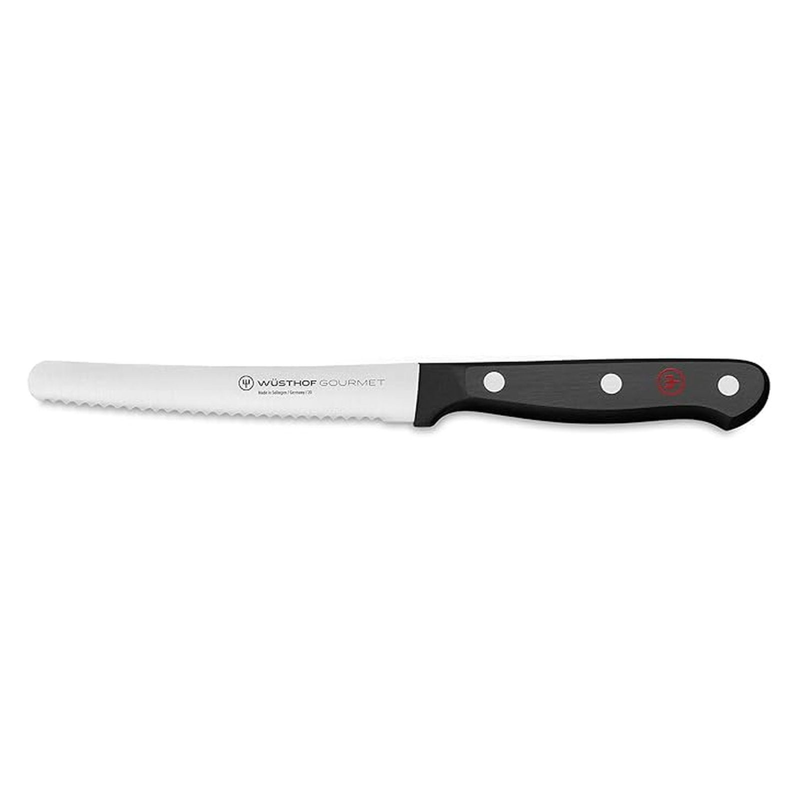 Gourmet 4.5" Serrated Utility Knife, Black