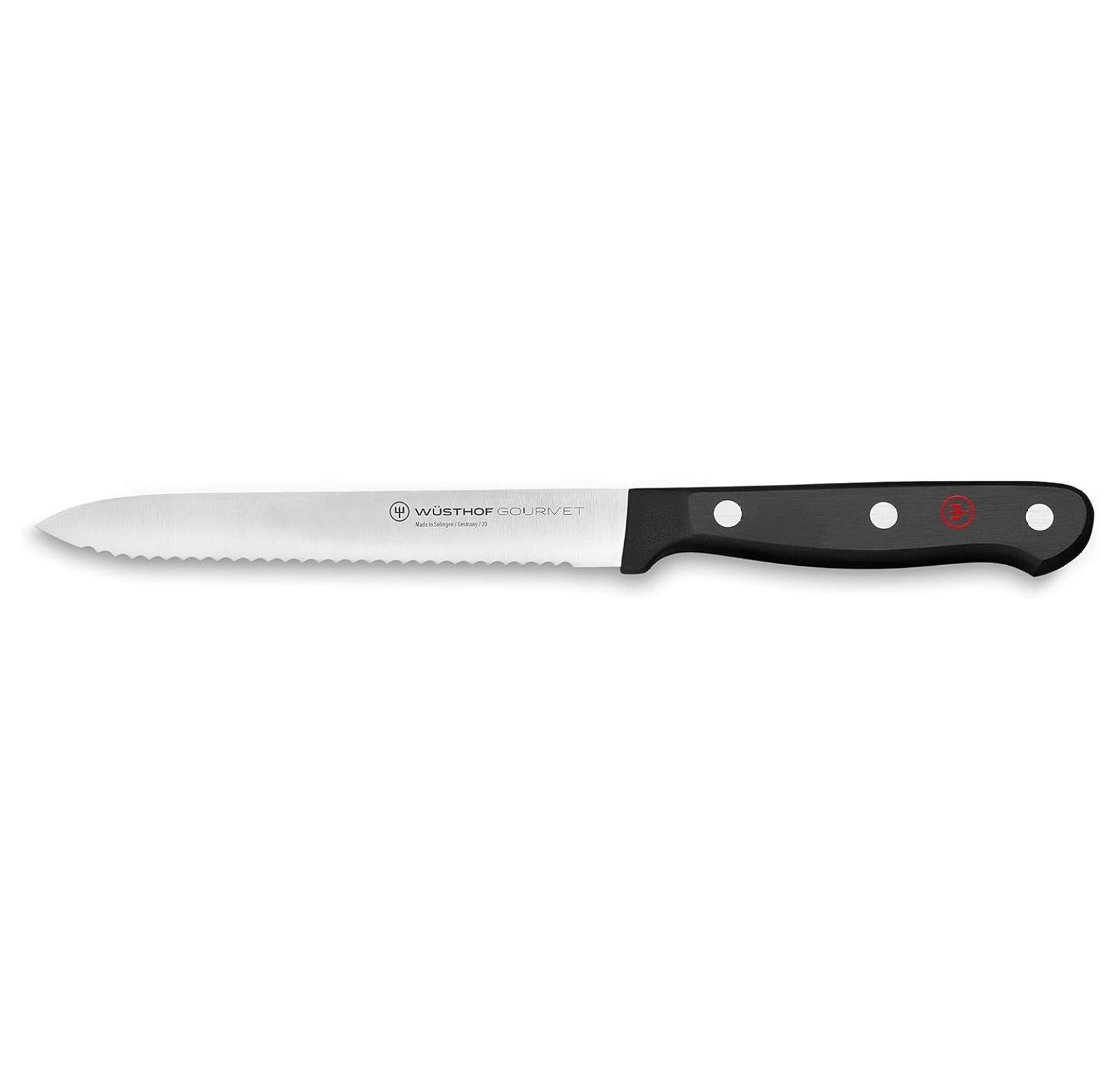 Gourmet 5" Serrated Utility Knife, Silver