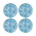 thumbnail image 1 of Supreme Housewares Snowflake Melamine Appetizer Plates, 4-Piece Set, 6 in, 1 of 3