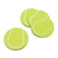 thumbnail image 1 of Gourmet Art 4-Piece Anti-Slip Durable Reusable Tennis Silicone Coaster for Drinking Glasses, Coffee Cup and Mug, 1 of 3