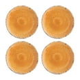 thumbnail image 1 of Gourmet Art 4-Piece Crackle Melamine 6" Plate, Orange, 1 of 2