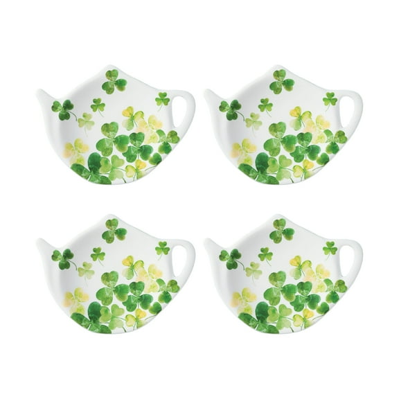 Shamrock Melamine Tea Bag Holder