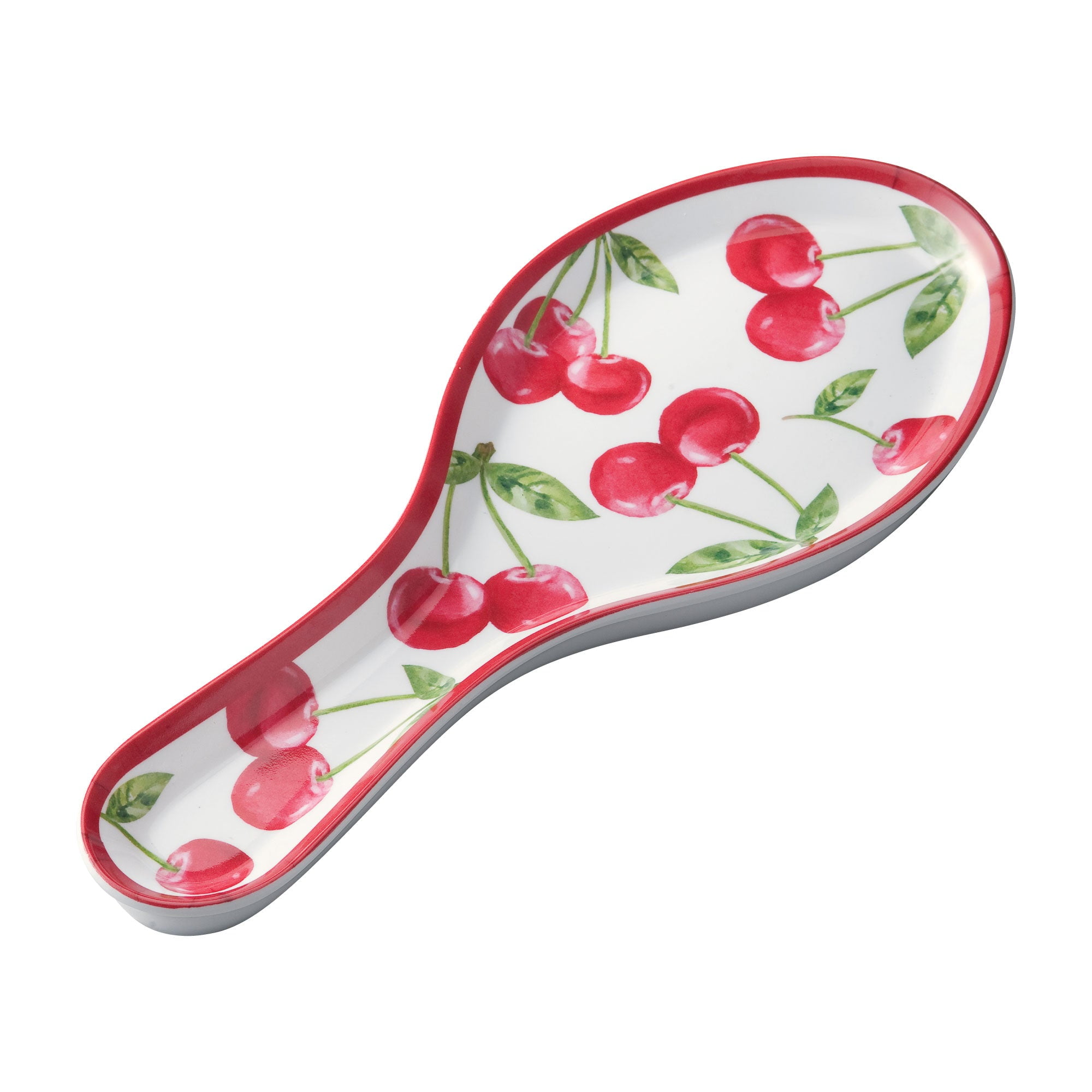 Gourmet Art Melamine Spoon Rest/Spoon Holder (Cherry)