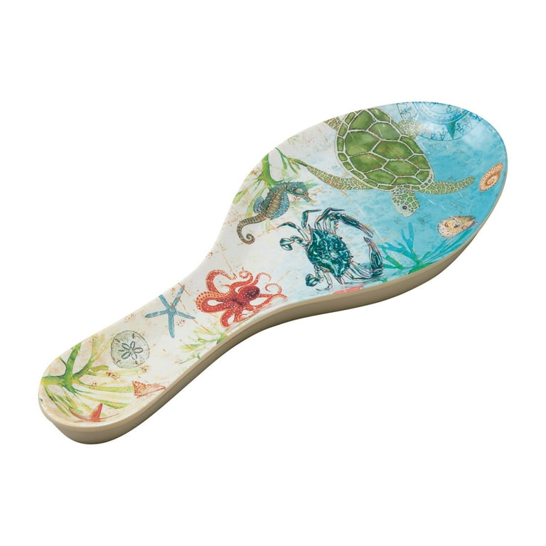 Gourmet Art Melamine Spoon Rest/Spoon Holder (Sealife Crab