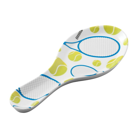 Gourmet Art Melamine Spoon Rest/Spoon Holder (Tennis)