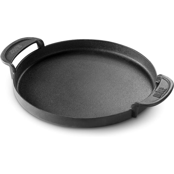 Gourmet BBQ Griddle NonStick PorcelainEnameled CastIron Griddle for Charcoal, Gas & Pellet Grills, Perfect for Breakfast & HighHeat Grilling - Grill Accessories
