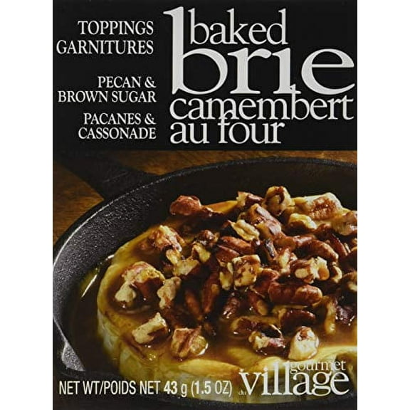 Gourmet du Village Brie Topping, 1 Ounce (Pack of 1), Pecan & Brown Sugar