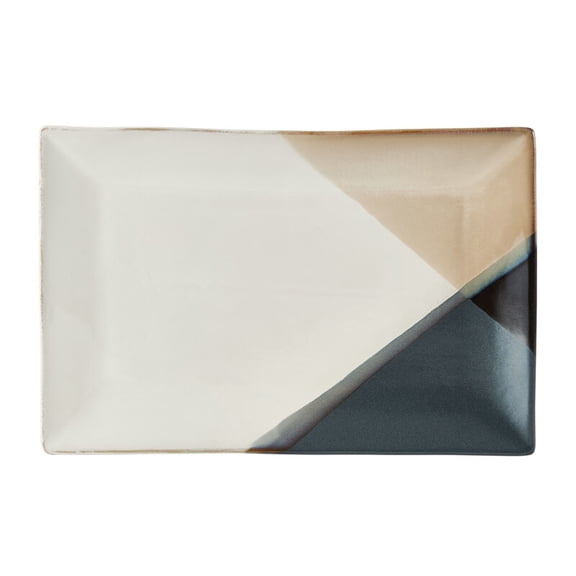 Gourmet Basics by Mikasa Caden 13.75-Inch Rectangle Platter