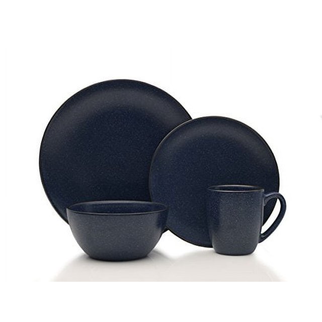 Gourmet Basics by Mikasa Juliana Blue 16Piece Dinnerware Set, Service