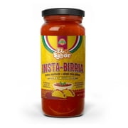 El Sabor Instabirria Adobo Sauce, 16 oz Glass Jar, for Tacos, Stew, and Quesabirrias