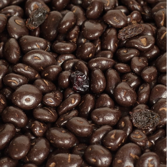 Gourmet Chocolate Covered Raisins by Its Delish, 5 Lbs Bulk Bag Dark Chocolate with Raisins Healthy Snacking Dried Raisin Chocolate Candy Snacks USA Made, Vegan, Kosher Parve