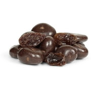 Gourmet Chocolate Covered Raisins by Its Delish, 1 Lb Bulk Bag Dark Chocolate with Raisins Healthy Snacking Dried Raisin Chocolate Candy Snacks USA Made, Vegan, Kosher Parve