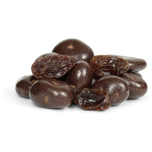 Gourmet Chocolate Covered Raisins by Its Delish, 1 Lb Bulk Bag  Dark Chocolate with Raisins Healthy Snacking  Dried Raisin Chocolate Candy Snacks  USA Made, Vegan, Kosher Parve