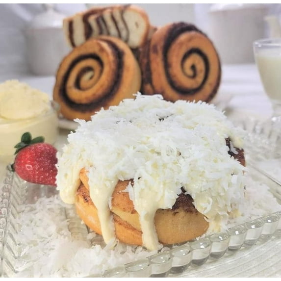 Gourmet Coconut Cream Cinnamon Rolls-Dozen (6 oz) Rolls