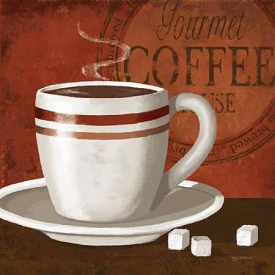 Gourmet Coffee Canvas Art - Kathy Middlebrook (24 x 24)