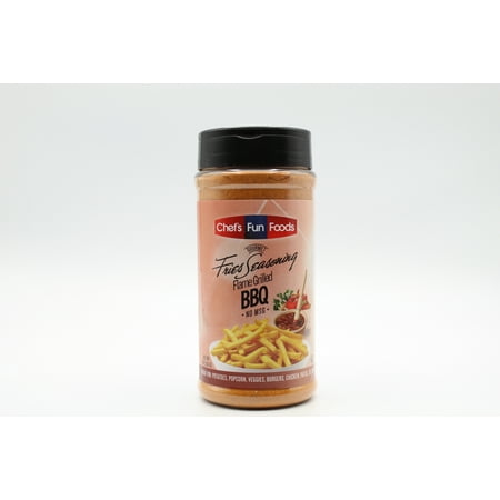 Gourmet Fries Seasonings Bottle, Flame Grilled BBQ, 9 Ounce 9 Ounce (Pack of 1) Flame Grilled BBQ