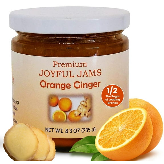 Gourmet - Fruitful Fair Premium Joyful Jams - Orange Ginger Preserves, 8.3 oz, 1 Jar
