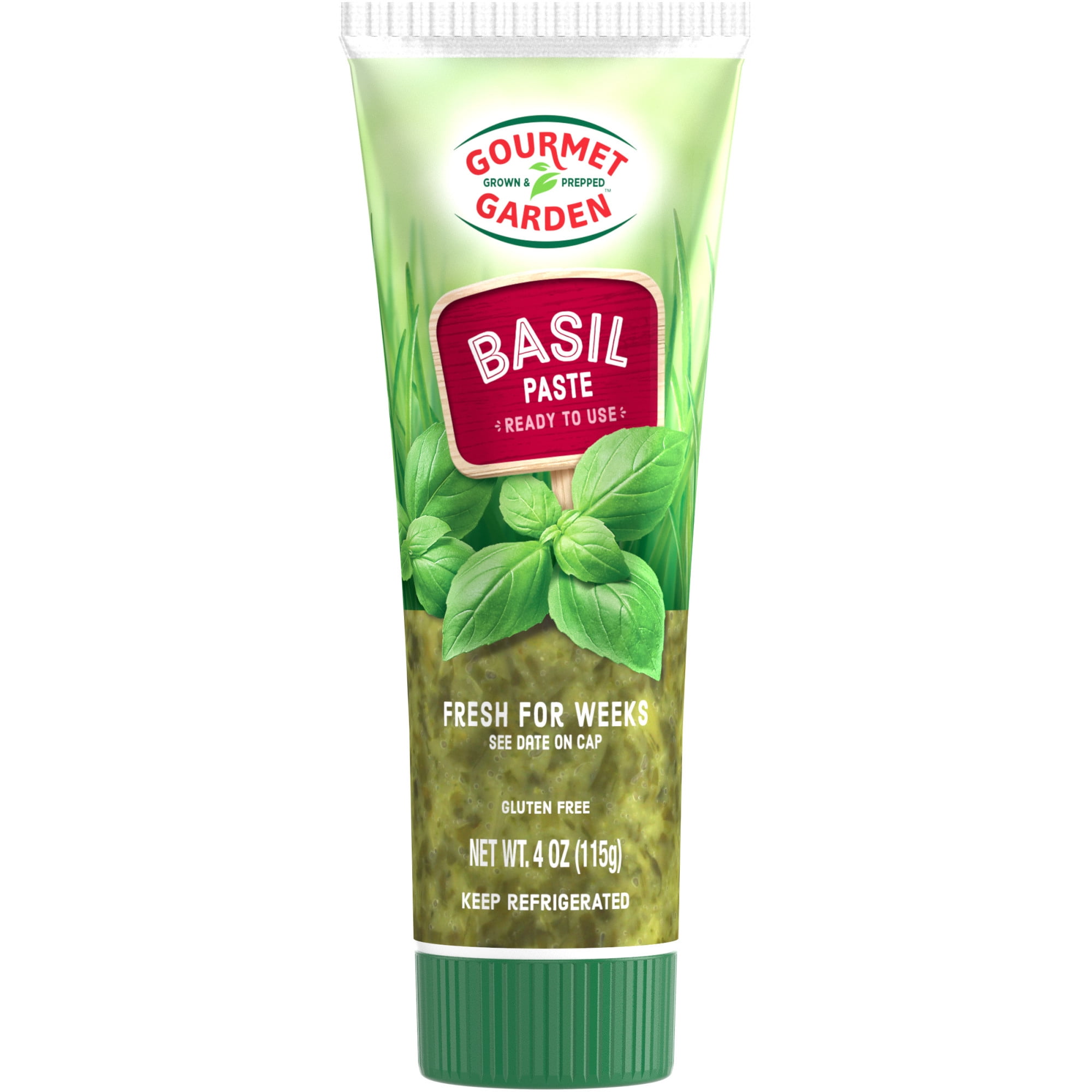 Gourmet Garden Gluten Free Basil Stir in Paste 4 oz Tube