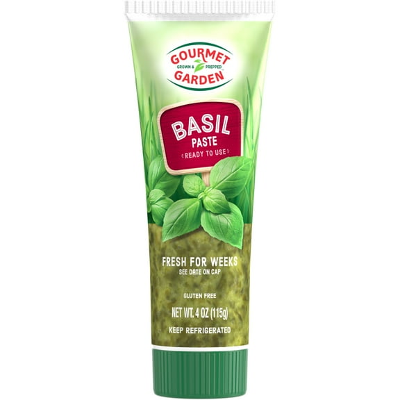 Gourmet Garden Gluten Free Basil Stir-in Paste, 4.0 oz Tube