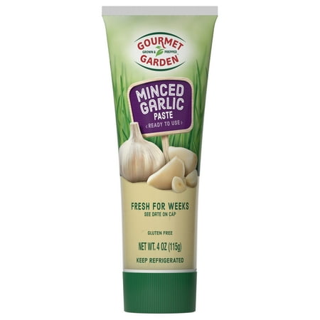 Gourmet Garden Gluten Free Minced Garlic Stir-in Paste, 4 oz Tube