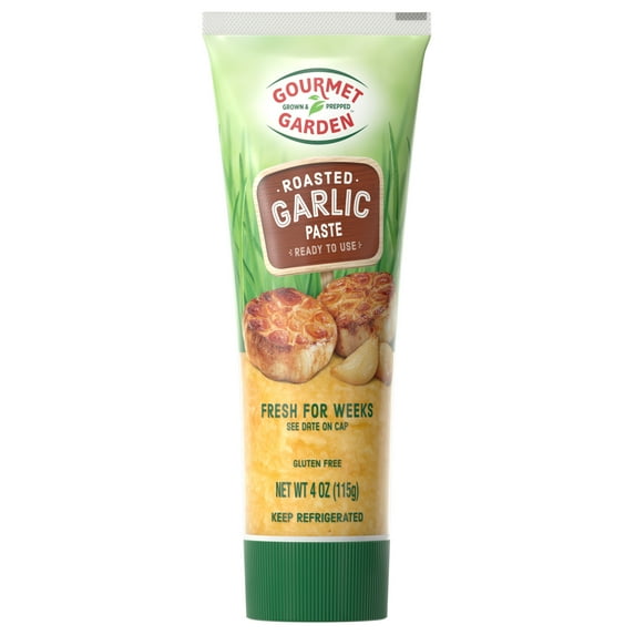 Gourmet Garden Gluten Free Roasted Garlic Stir-in Paste, 4.0 oz Tube