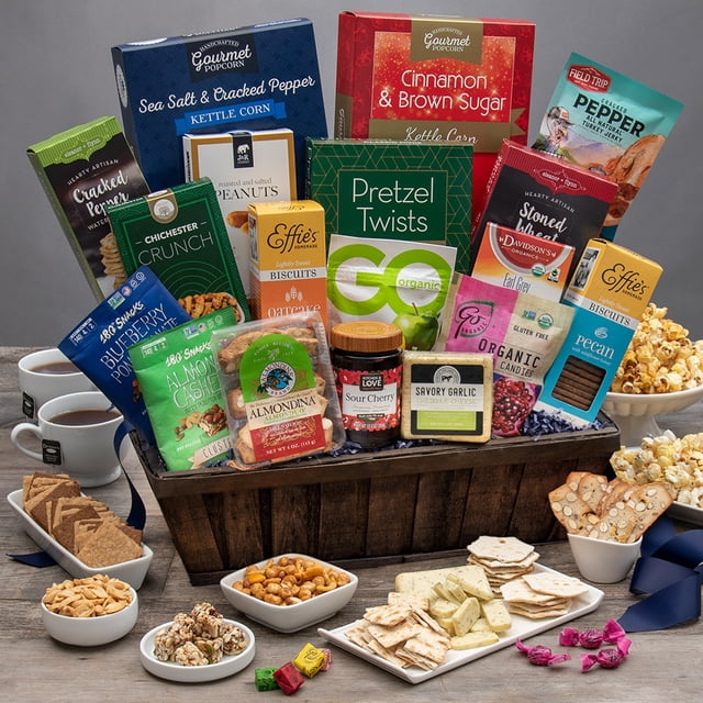Gourmet Gift Baskets Healthy Deluxe Gift Basket, Multicolor - Walmart.com