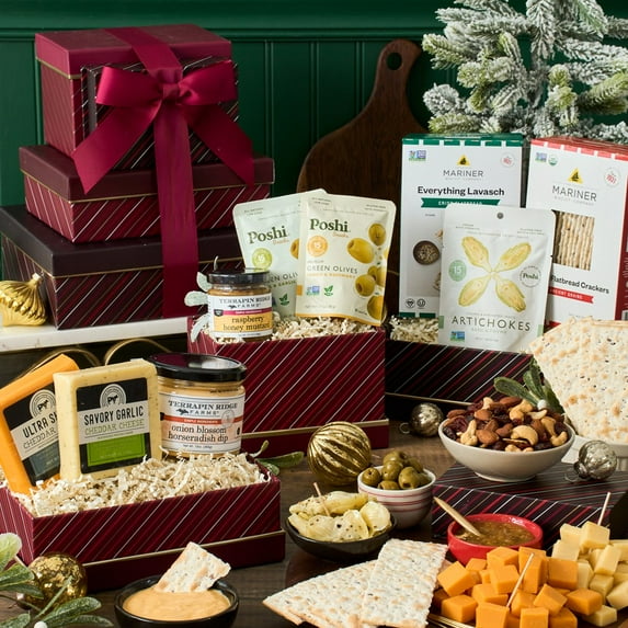 Gourmet Gift Baskets Tis The Season Gift Tower