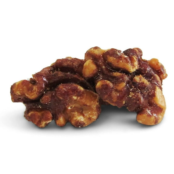 Gourmet Glazed Walnuts by Its Delish, 1 lb Bulk Bag Vegan, Kosher, Non-GMO, No Artificial Flavors Healthy Protein-Packed Lightly Sweetened Walnuts for Dessert, Baking, Salad Topping & Snack Time