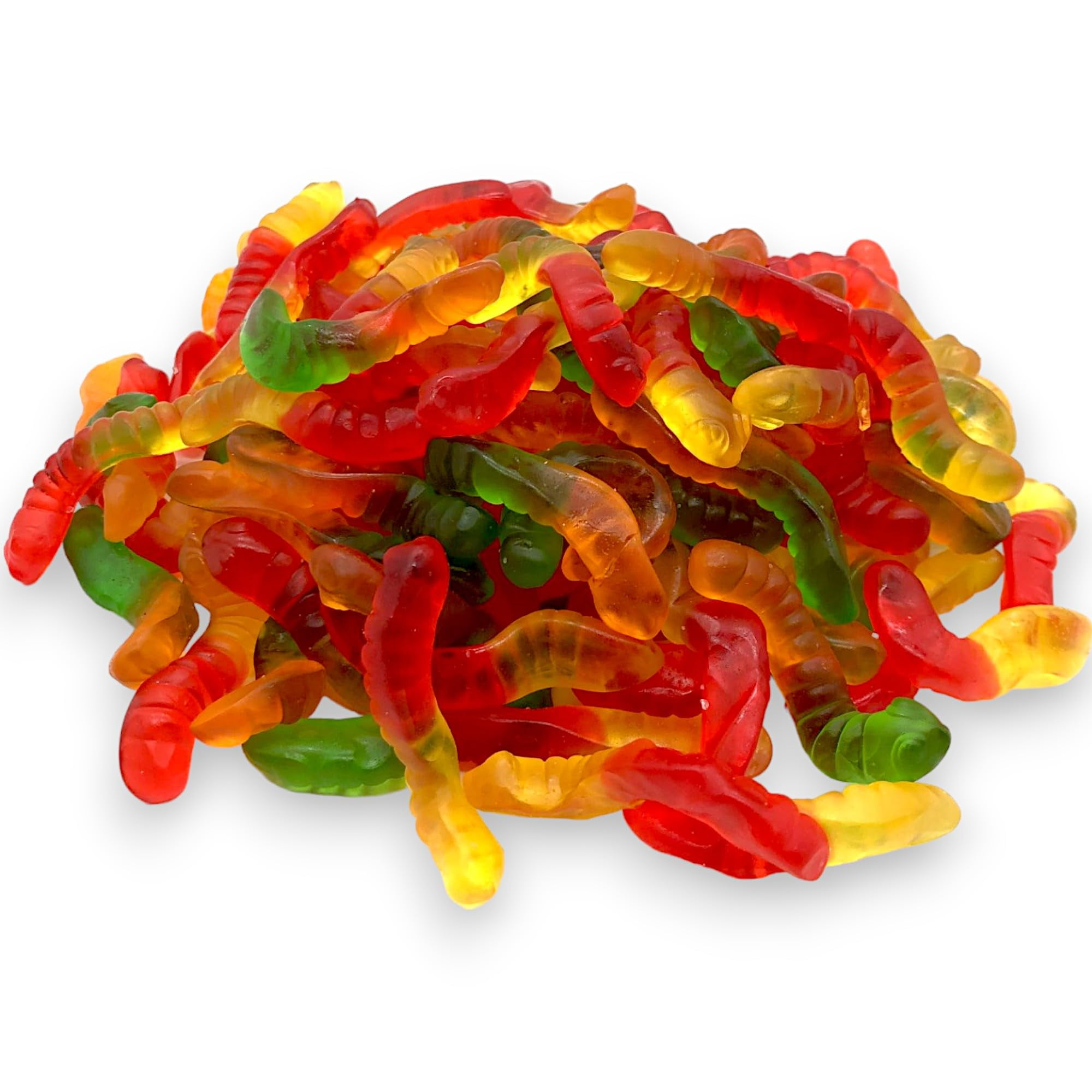 Gourmet Gummy Worms Candy1.5 OIF8 lbs Delicious Fruit Flavored Gummy