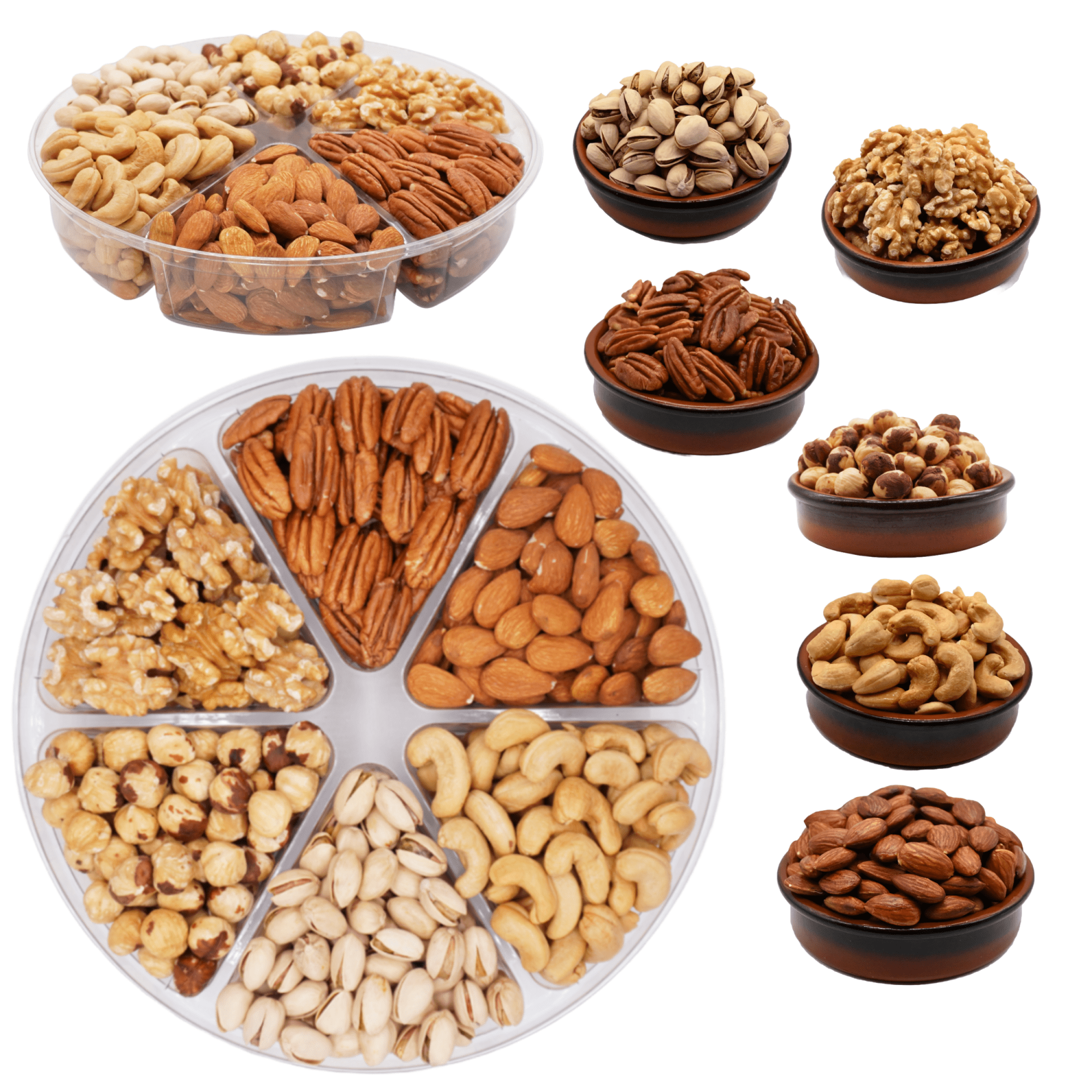 Gourmet Holiday Basket, Nuts Fruit Business, Customer Gift Box, Gift Idea for Christmas, Snack Box