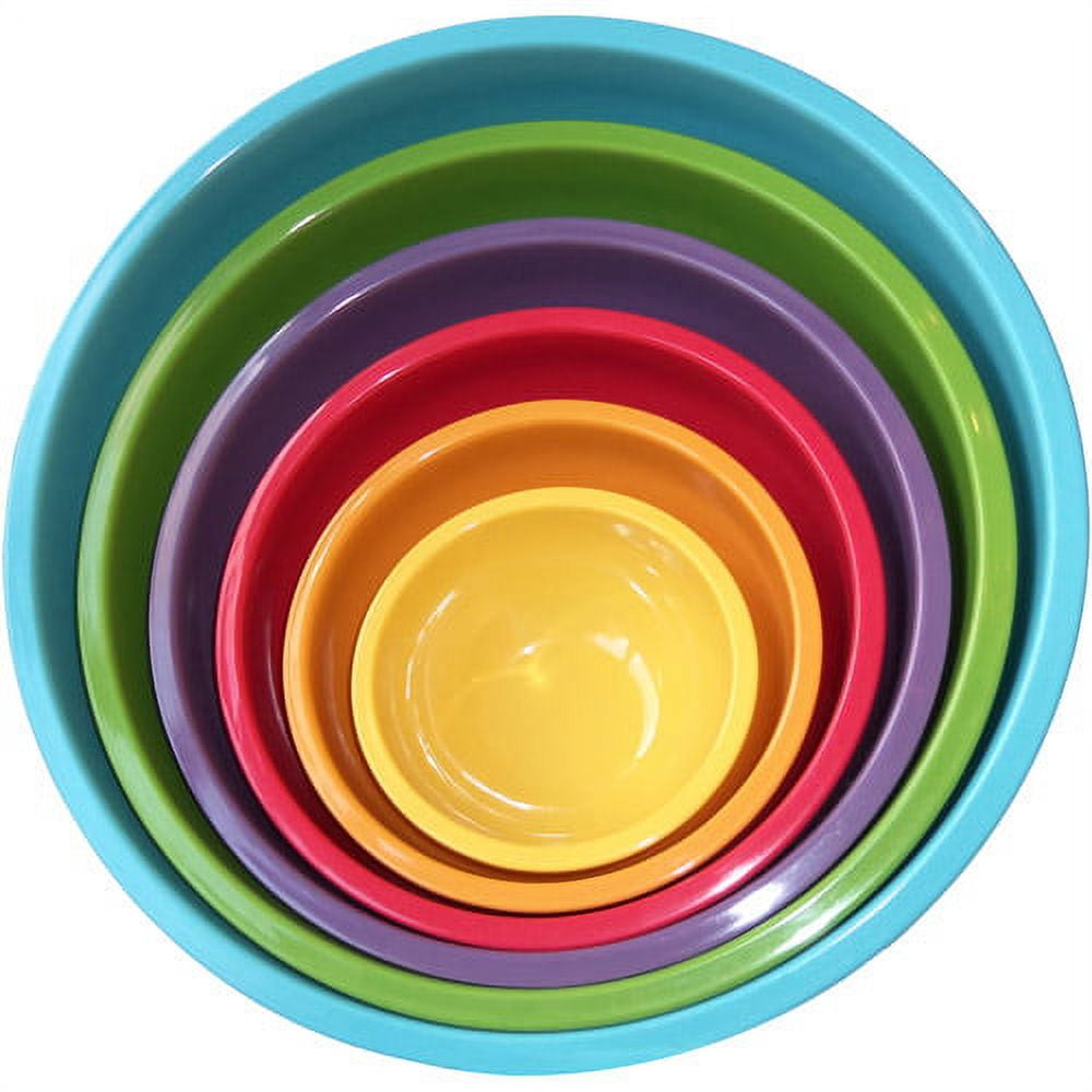 Mixing Bowl Set in Assorted Colors 6 Pc — The Grateful Gourmet