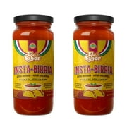 Instabirria Birria Adobo Sauce – Authentic Mexican Flavor – Gourmet Birria Mix in 16oz Glass Jars for Tacos, Stew & Quesabirrias – Just Add Meat & Water – Each Jar Makes 4–6 lbs of Meat (2 Pack)