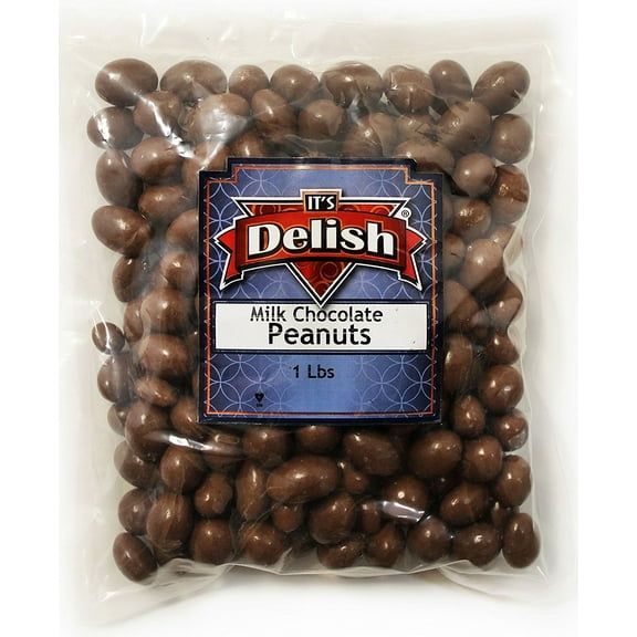 Gourmet Milk Chocolate Covered Peanuts by Its Delish, 1 lb